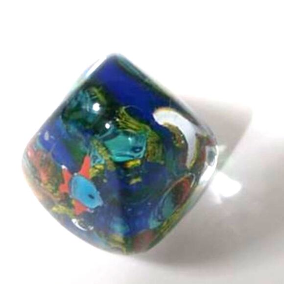 Vintage Murano Paperweight Ocean Fish Coral Reef Handblown Art Glass Sea Aquatic - Picture 11 of 12